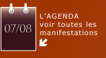 L'agenda, voir toutes les manifestations